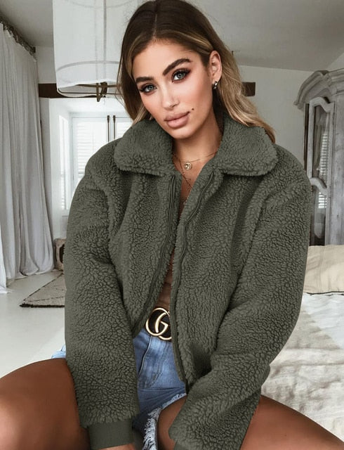 Fur Fashion Women Coat