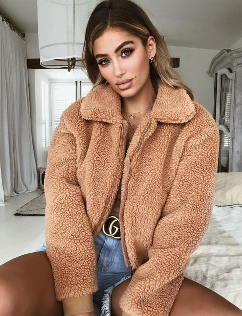 Fur Fashion Women Coat
