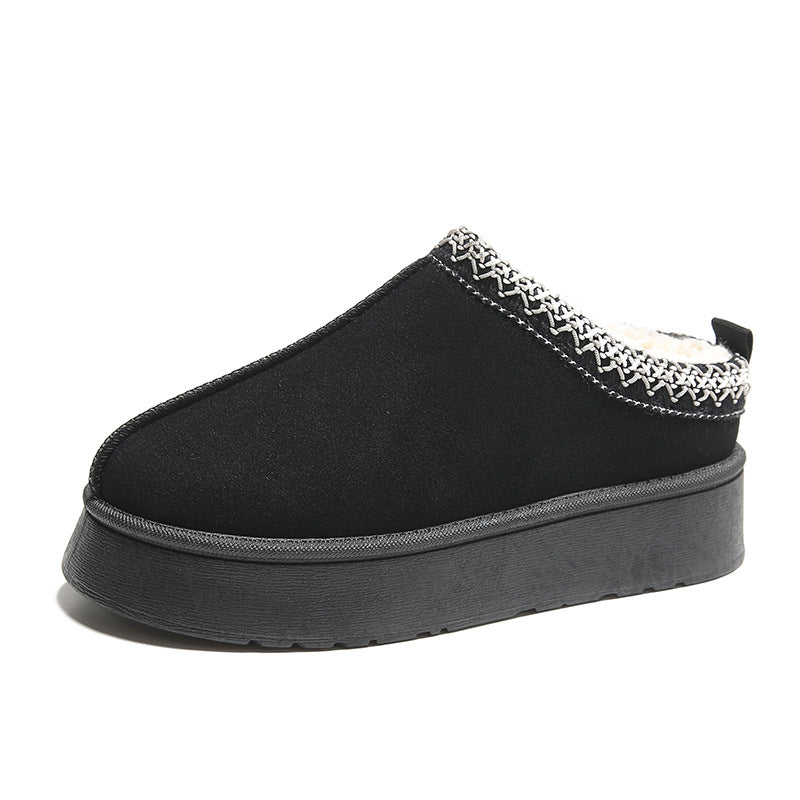 Winter Warm Platform Waterproof Slippers