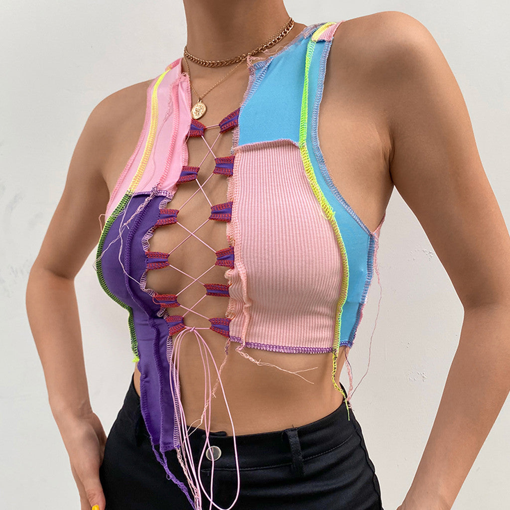 Multi-Color Crop Tank Top