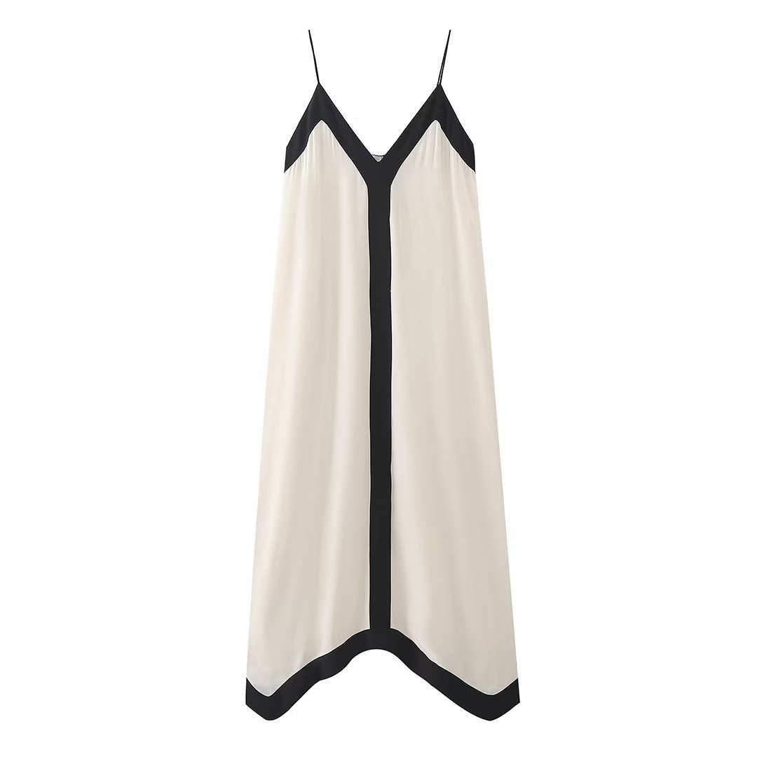 V-neck Slip Casual Sleeveless Backless Dress