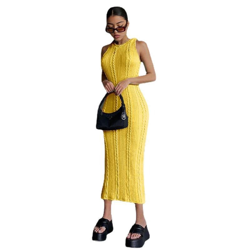 Brooke Sleeveless Knitting Dress